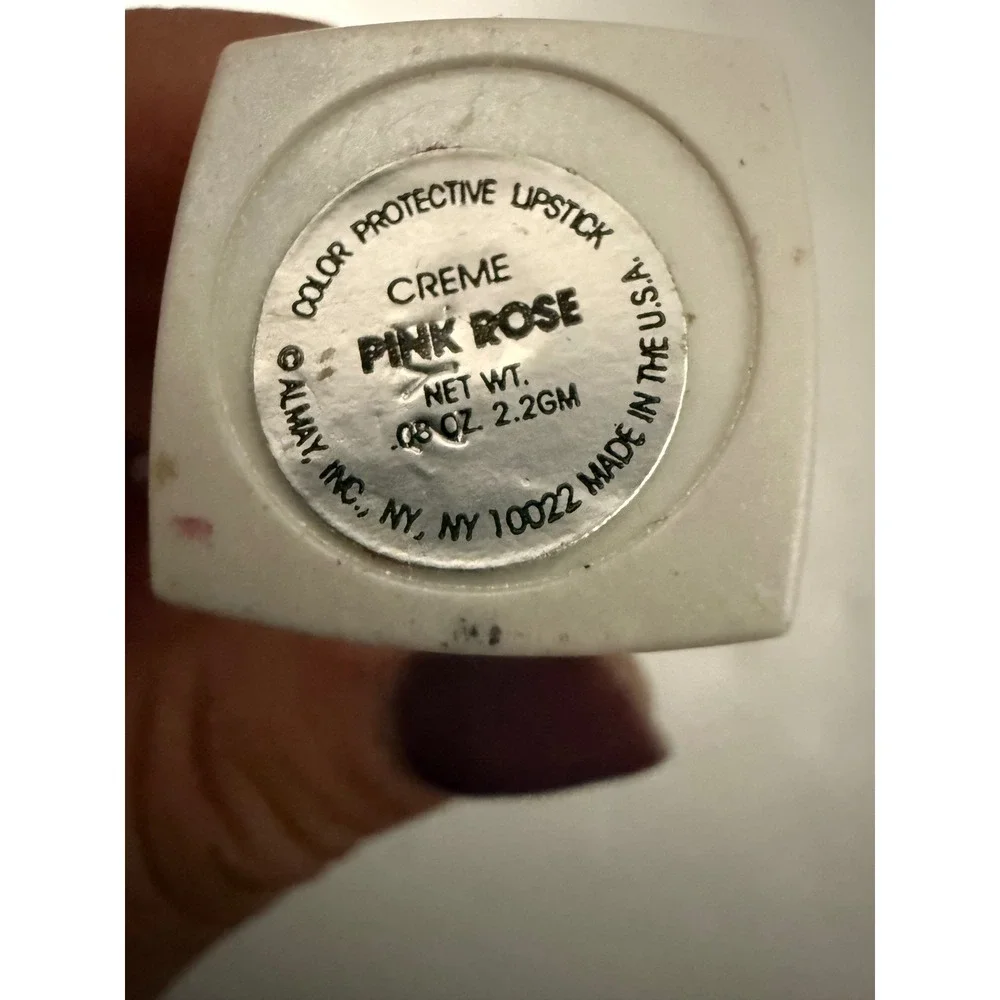 Almay Pink Rose Creme Lipstick Color Protective‎ Vintage Makeup Beauty